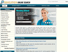 Tablet Screenshot of education-online-search.com